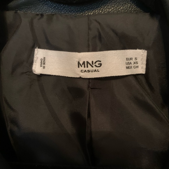 Mango Faux Leather Jacket - Picture 10 of 15